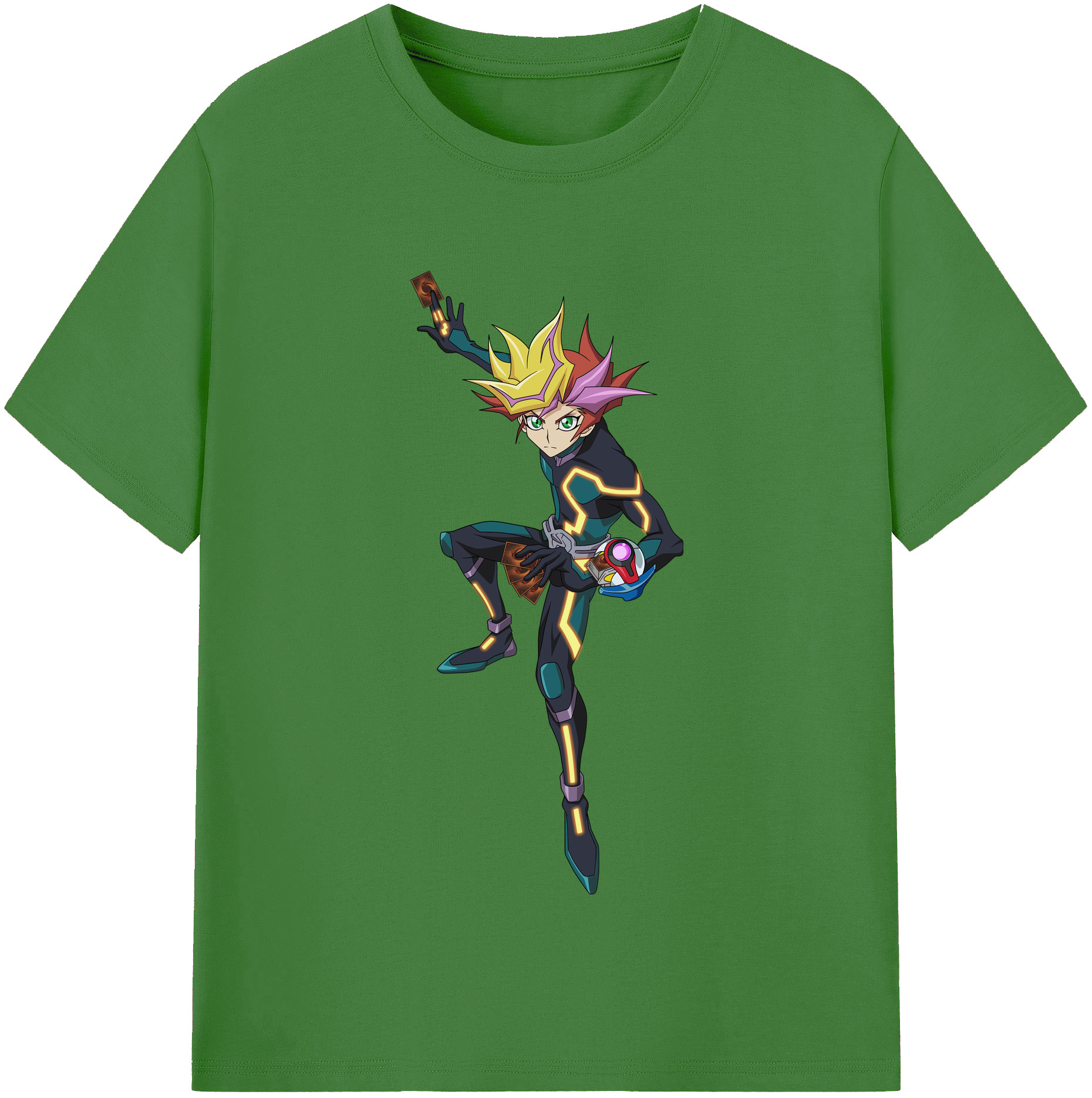 （画像用） 遊☆戯☆王 Yu-Gi-Oh! レディースカジュアルプリントTシャツ（綿100％）